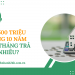 Vay 500 triệu trong 10 năm mỗi tháng trả bao nhiêu?