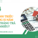 Vay 500 triệu trong 15 năm mỗi tháng trả bao nhiêu?