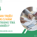 Vay 500 triệu trong 5 năm mỗi tháng trả bao nhiêu?
